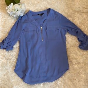 Periwinkle Purple Express Blouse Size XS
